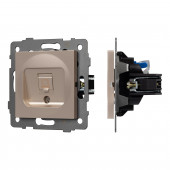 Механизм компьютерной розетки SCT-MPC1-PL-GD-V (RJ-45, CAT6)