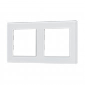 Рамка стеклянная FRM-GLARE-GS-2-WH
