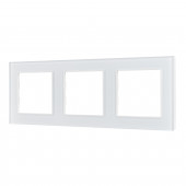 Рамка стеклянная FRM-GLARE-GS-3-WH