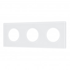 Рамка стеклянная FRM-GLARE-GC-3-WH Arlight 043838