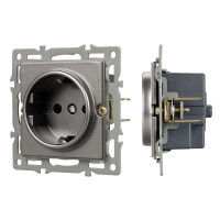 Механизм электрической розетки SCT-GP-MEU-PL-GR (250V, 16A) 