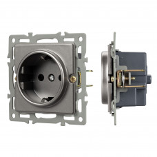 Механизм электрической розетки SCT-GP-MEU-PL-GR (250V, 16A)  Arlight 043741