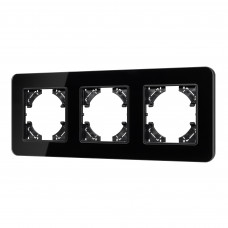 Рамка стеклянная FRM-OMALI-GS-3-BK Arlight 049697