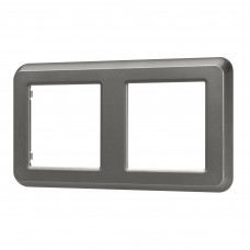 Рамка пластиковая FRM-VERSA-PL-2-GR Arlight 043780