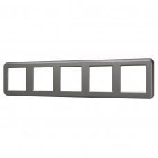 Рамка пластиковая FRM-VERSA-PL-5-GR Arlight 045192