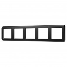 Рамка пластиковая FRM-VERSA-PL-5-BK Arlight 045191