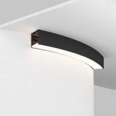 Радиусный профиль 35x35 ?800мм 1/8 круга черный Led Strip ALM-3535R-B-D-45°-0.8M