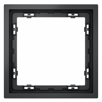 Рамка пластиковая VOLTUM S70 на 1 пост, (графит) Voltum VLS100107