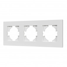 Рамка пластиковая FRM-PERIO-PL-3-WH Arlight 049754