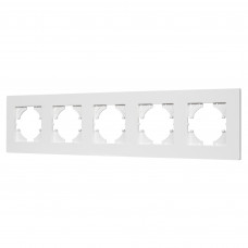 Рамка пластиковая FRM-PERIO-PL-5-WH Arlight 049762