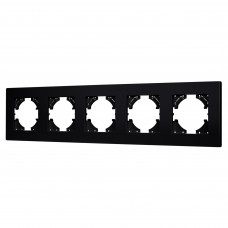 Рамка пластиковая FRM-PERIO-PL-5-BK Arlight 049763
