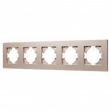 Рамка пластиковая FRM-PERIO-PL-5-GD Arlight 049765