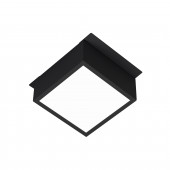 Светильник DL-GRIGLIATO-S90x90-12W Warm3000 (BK, 90 deg, 230)