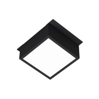 Светильник DL-GRIGLIATO-S90x90-12W Warm3000 (BK, 90 deg, 230)