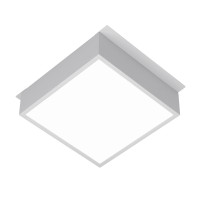 Светильник DL-GRIGLIATO-S140x140-18W Warm3000 (GR, 100 deg, 230)