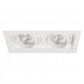 Светильник MS-VORTEX-BUILT-S210x117-2x20W Day4000 (WH-WH, 20 deg, 230V)