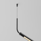 Заглушка для подвесного монтажа системы Shelf без ввода питания с тросом