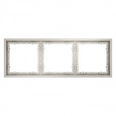 Рамка на 3 поста S70 (кашемир)