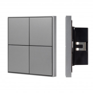 INTELLIGENT ARLIGHT Кнопочная панель KNX-304-23-IN Grey (BUS, Frame) Arlight 038402