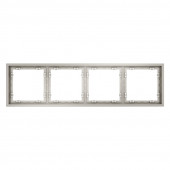 Рамка на 4 поста S70 (кашемир)