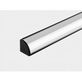 Алюминиевый профиль угловой черный 2 м