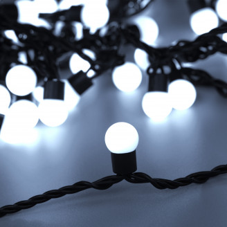 Светодиодная гирлянда ARD-BALL-CLASSIC-D17.5-10000-BLACK-100LED WHITE (230V, 7W) Arlight 025583