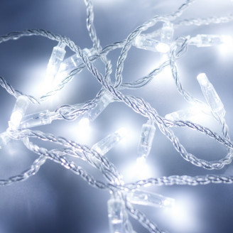 Светодиодная гирлянда ARD-STRING-CLASSIC-10000-CLEAR-100LED-FLASH WHITE (230V, 7W) Arlight 025782