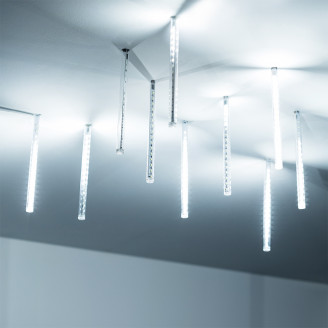 Светодиодная гирлянда ARD-ICEFALL-CLASSIC-D12-200-10PCS-CLEAR-32LED-LIVE WHITE (230V, 10.5W) Arlight 026043