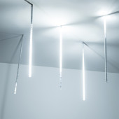 Светодиодная гирлянда ARD-ICEFALL-CLASSIC-D12-500-5PCS-CLEAR-72LED-LIVE WHITE (230V, 6W)