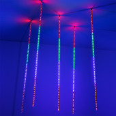 Светодиодная гирлянда ARD-ICEFALL-CLASSIC-D12-1000-5PCS-CLEAR-120LED-LIVE RGB (230V, 11W)