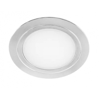 Светильник LED встраиваемый круглый D66мм, 12V, 3.2W, 6500К, 260лм, IP20, никель матовый Led-Crystal LC66-CW