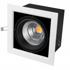 Светильник CL-KARDAN-S190x190-25W Warm3000 (WH-BK, 30 deg) Arlight 024985