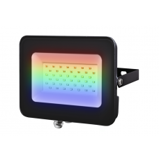 Прожектор светодиодный PFL- 30W RGB BL  IP65 ЧЕРНЫЙ Jazzway 5016408