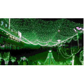 Гирлянда Сетка уличная, 300 LED, 2 х 1,5 м, зеленый