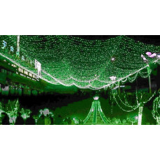 Гирлянда Сетка уличная, 300 LED, 2 х 1,5 м, зеленый Jazzway NTLD300-G-E