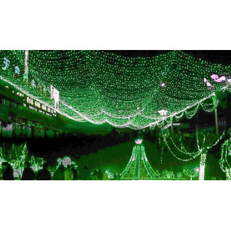 Гирлянда Сетка уличная, 300 LED, 2 х 1,5 м, зеленый Jazzway NTLD300-G-E