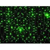 Гирлянда Занавес, 625 зеленый LED уличная 2,5х1,5 м