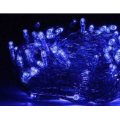 Гирлянда Нить синий 120 LED уличная 12 м, соединяемая