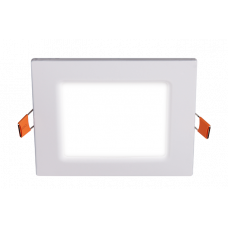Светильник встраиваемый PPL-S  6w 6500K IP40 WH 120мм встр/квадр Jazzway 5008243A