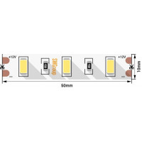 Лента светодиодная стандарт 5630, 60 LED/м, 20 Вт/м, 12В , IP20, Цвет: Теплый белый SWG660