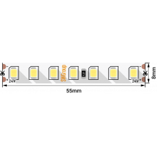 Лента светодиодная ПРО 2835, 126 LED/м, 13 Вт/м, 24В , IP20, Цвет: Теплый белый SWG2P126 SWG 005854