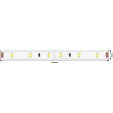 Лента светодиодная 220, SMD3528, 60LED/м, кат 100м, 4,8 Вт/м, IP68, Теплый белый (2700-3000К Теплый белый) LT360 SWG 001104