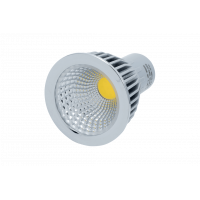 Лампа светодиодная хром MR16 GU5.3 теплый белый свет