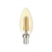 Светодиодная лампа PLED OMNI C35 6w E14 3000K Gold 230/50