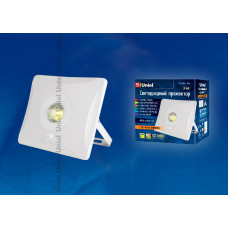 Прожектор светодиоидный ULF-F31-30W/DW SENSOR IP65 100-265В WHITE картон UNIEL UL-00000392