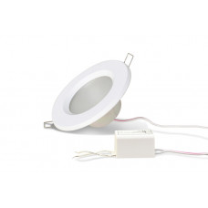 Светодиодный точечный светильник TH-75-5W Универсальный белый d75 мм (Белый корпус) MAYSUN 0480