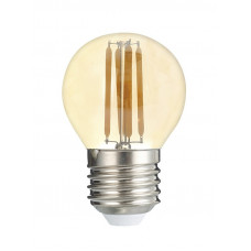 Светодиодная лампа PLED OMNI G45 8w E27 3000K Gold 230/50 Jazzway 5021600
