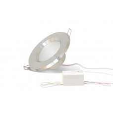 Светодиодный точечный светильник TH-75-5W Теплый белый d75 мм (Хром корпус) MAYSUN 0478