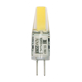 Светодиодная лампа PLED-G4 COB  2.5w 200Lm 3000K 12В (силикон 10*39мм) Jazzway 2855749