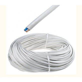 Шнур ШВВП 2х0.75 белый (20м)  Ореол 37861